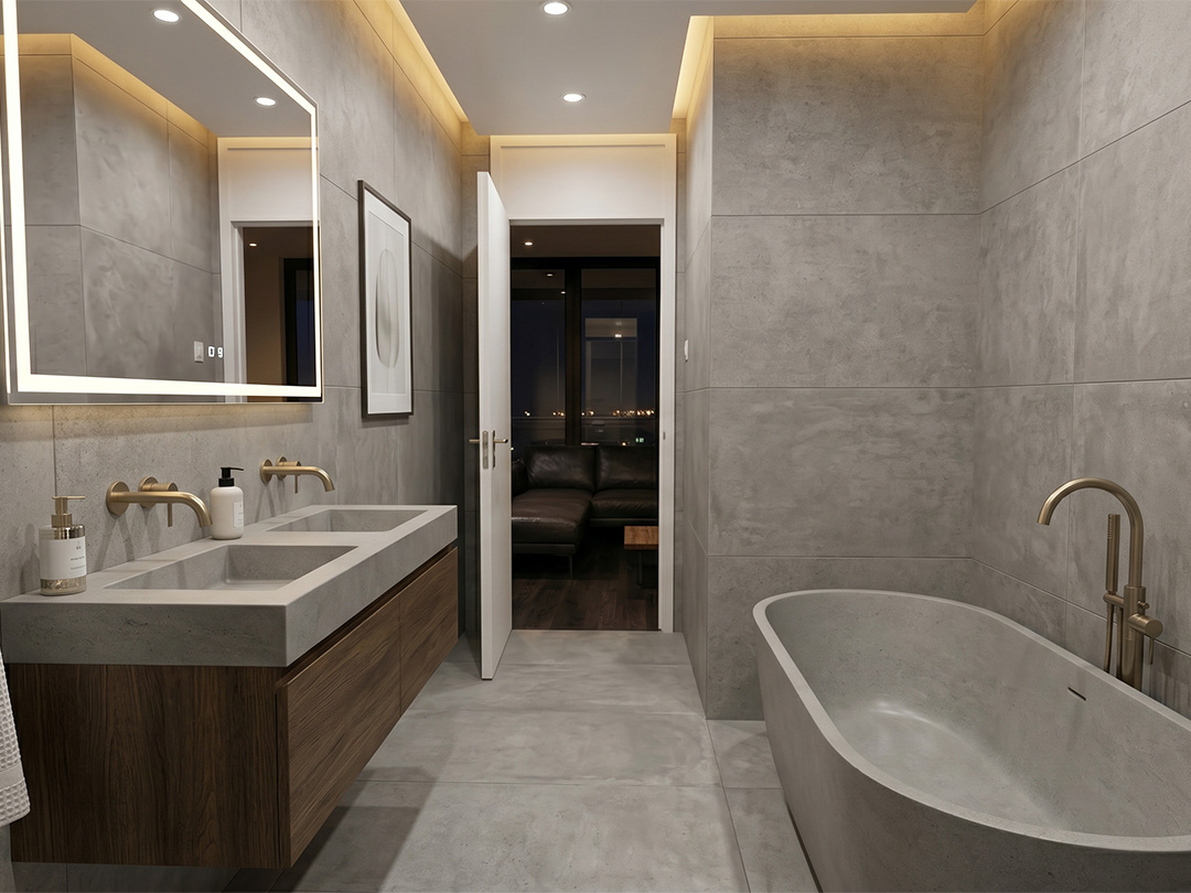 Banyo yenileme sonrası